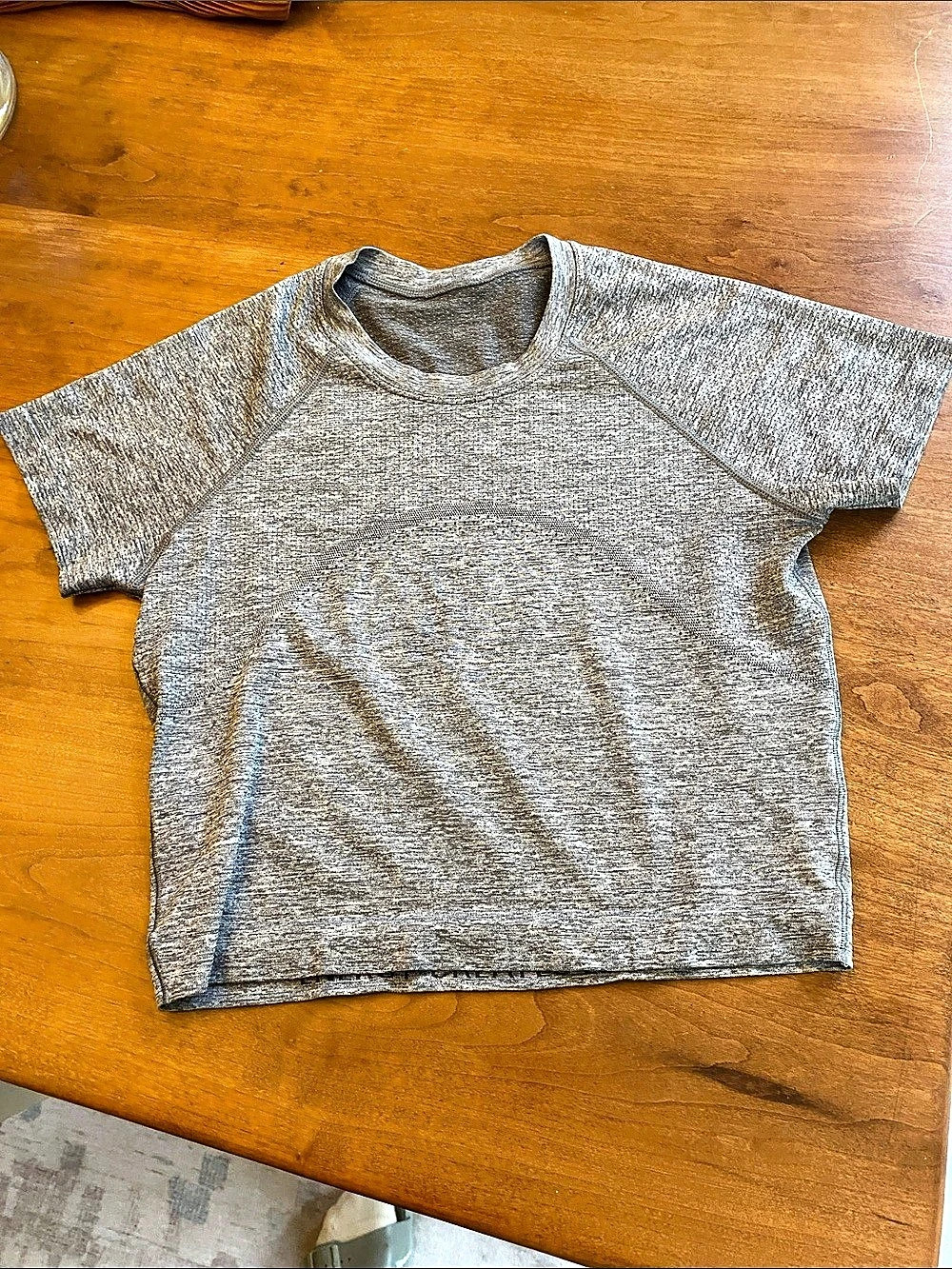lululemon Swiftly Tech Cropped Short-Sleeve Shirt 2.0 Gray